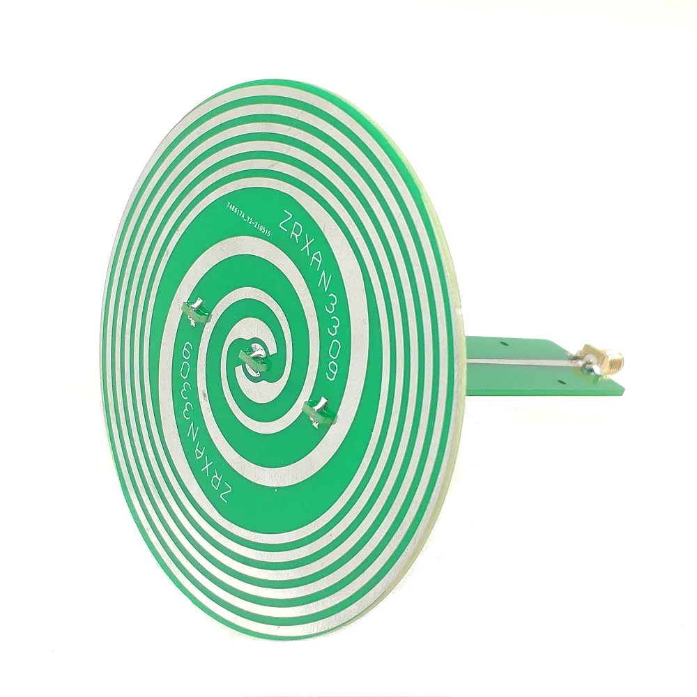6dBi Ultra Wideband Directional Antenna 0.8-8.5GHz Equal Angle Helical Antenna Left Right Rotation Circular Polarization