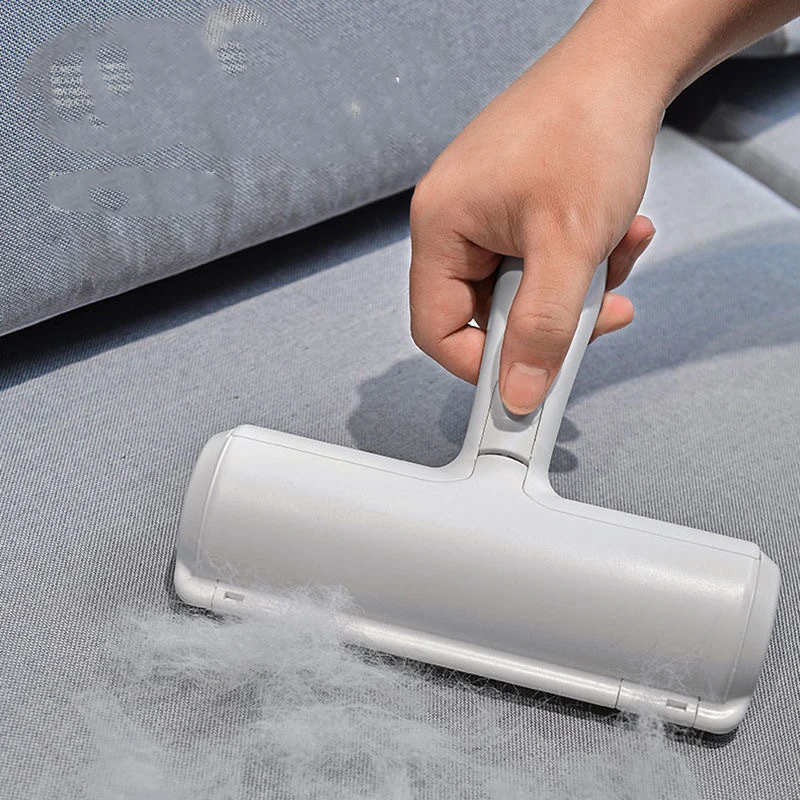 Chom Roller Animal H Cat Hair From Furniture Self-cleaning Lint One Handair Brush Pet Hair Remover Roller 2-Way Removing Dog 4