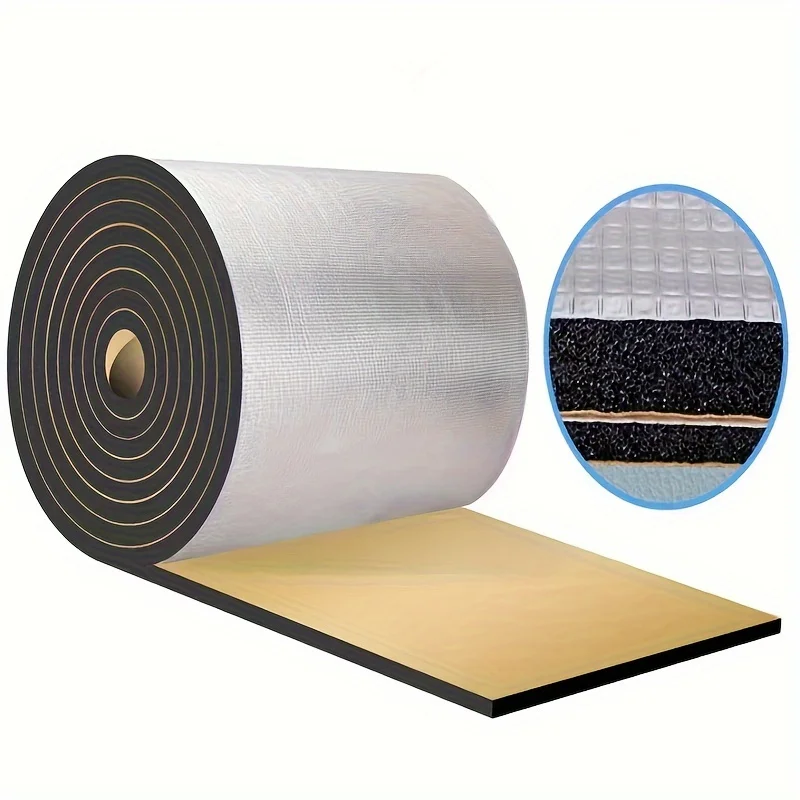 thumbnail image 2 of Acoustic Thermal Aluminum Foil Heat EPE Insulation Foam, House High Heat Thermal Material Insulation Foam For Window Roof Walls 2 of 12