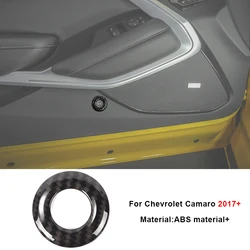 Carbon Fiber Grain Car Interior Decoration Cover - Center Console, Steering Wheel, Gear Shift (Tail box button)