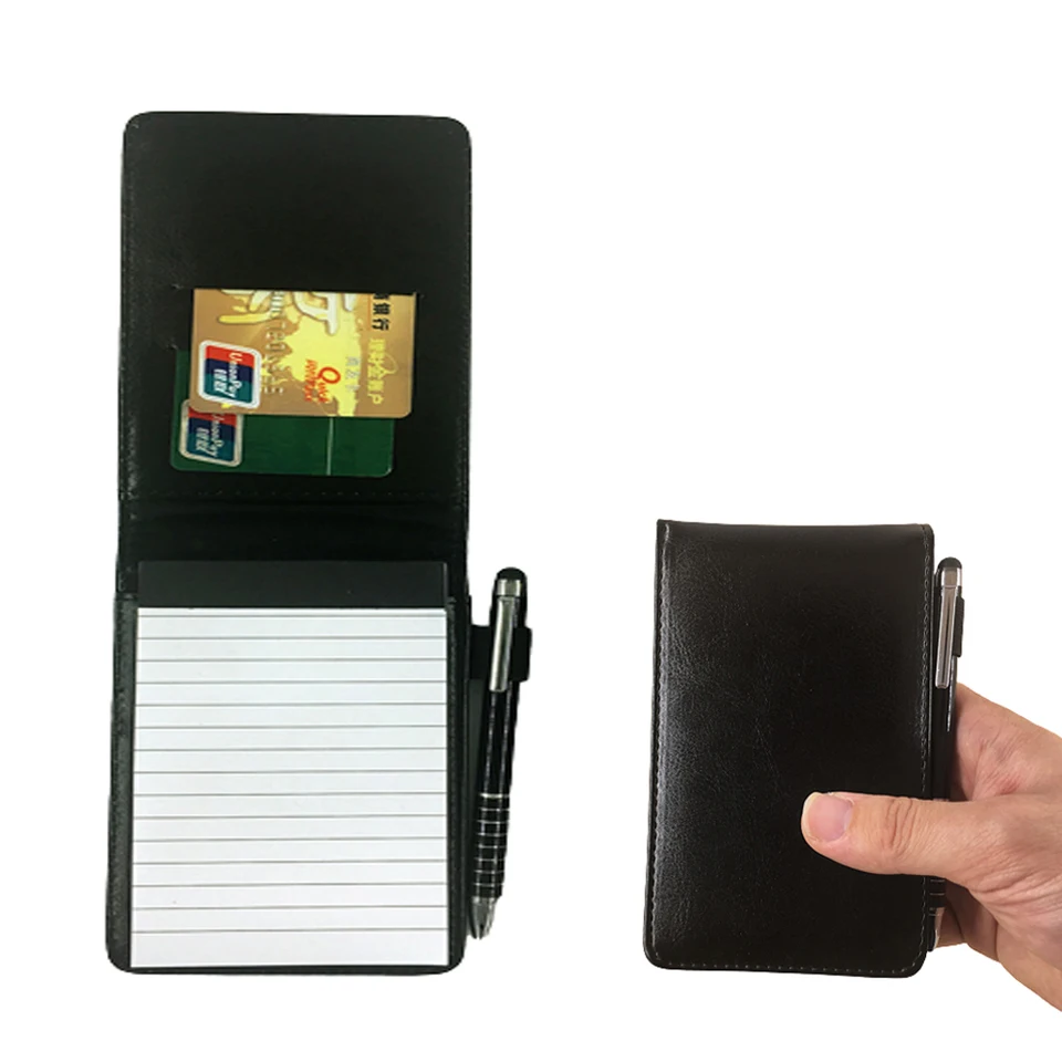 Notebook Con Calcolatrice Integrata A7 - In Pelle PU, Portadocumenti Per Ufficio E Viaggi - Foto 6