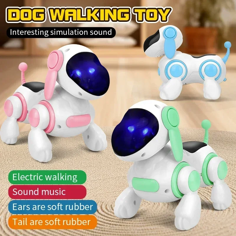Robot Electronic Dog Robot Dog Stunt Walking Dancing Toy Intelligent Touch Remote Control Electric Pet for Children's Toys 1