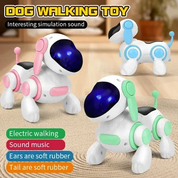Robot Electronic Dog Robot Dog Stunt Walking Dancing Toy Intelligent Touch Remote Control Electric Pet for Children's Toys 1