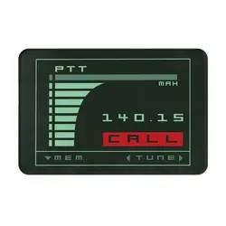 Metal Gear Solid Codec Screen Anti - Slip Doormat - 60x40cm 24x16in (As shown)