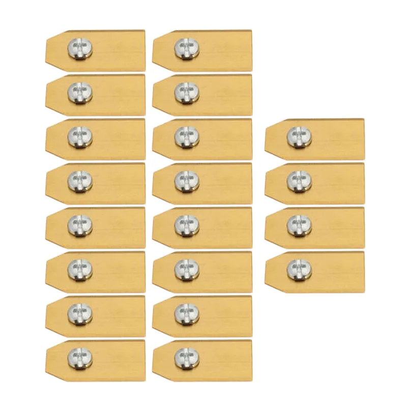 

20PCS Trimmer Blade Lawn Mower Grass Replacement Trimmer Cutter Piece For Husqvarna Stainless Steel Lawn Mower Cutting Blades