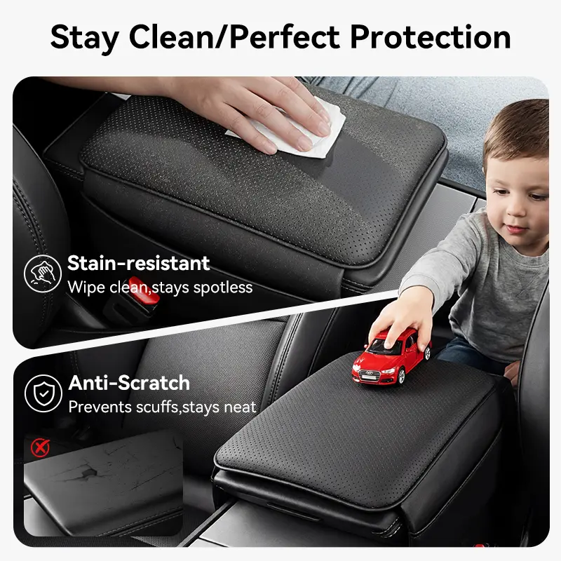 YZ For Tesla Model 3 Y YL Juniper Highland Armrest Pad Soft Case Center Console Box Cover Aanti-scratch 2026 Accessories - Image 5