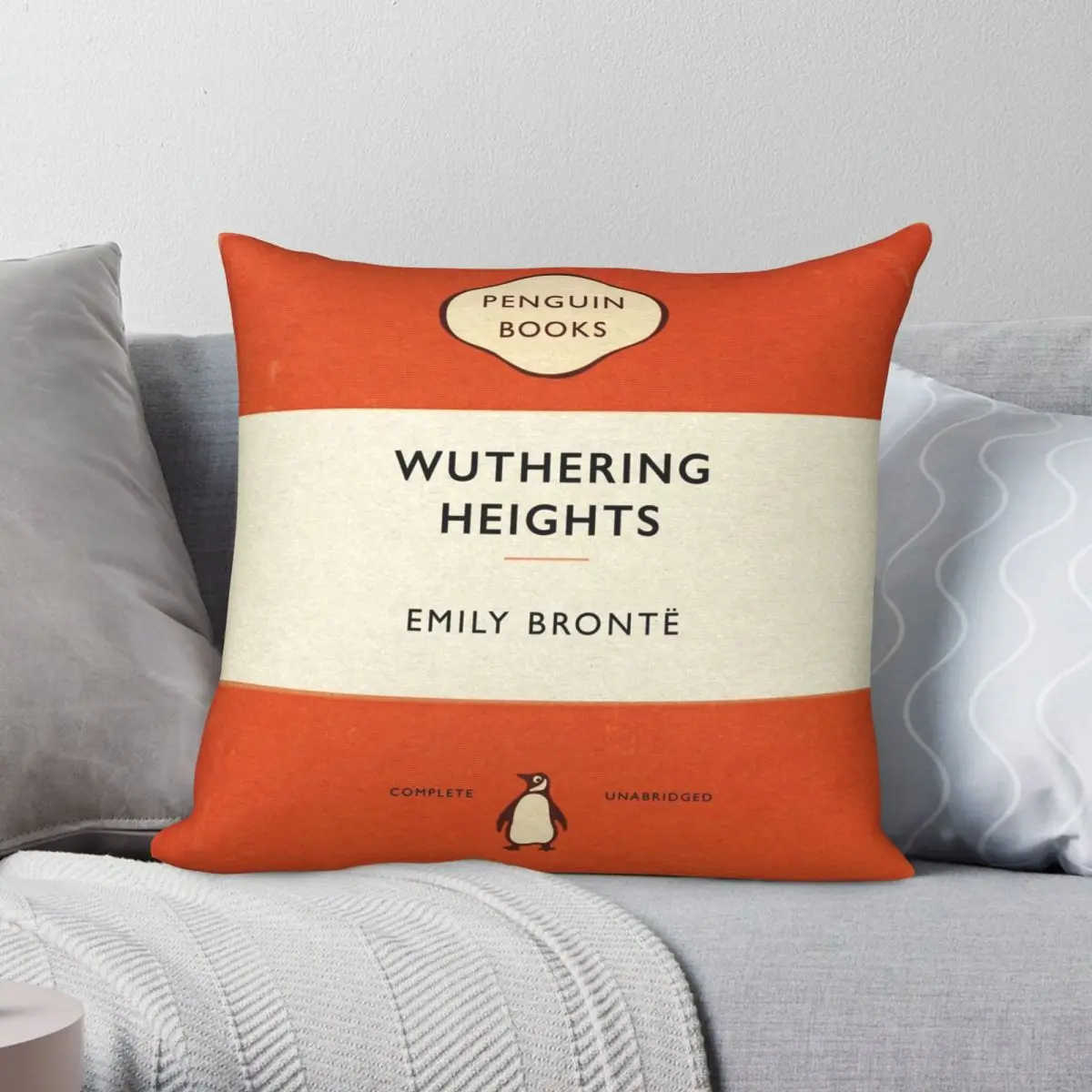 

WUTHERING HEIGHTS Square Pillowcase Polyester Linen Velvet Printed Zip Decor Pillow Case Bed Cushion Cover 18"