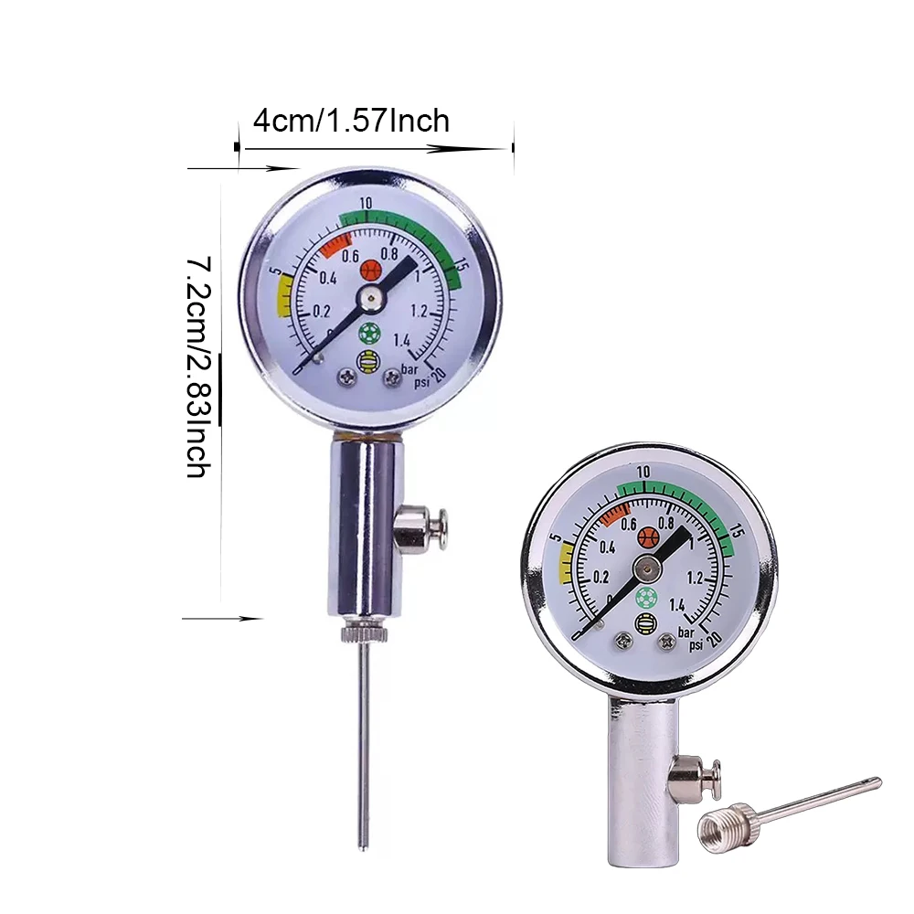 Football Volleyball Basketball Referee Specific Ball Pressure Gauge Pressure Test for Match Balls with Air Deflation