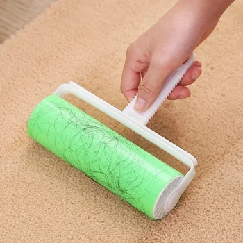 Stor, Vaskbar & Gjenbrukbar Hårfjerner – Sticky Roller for Klær, Møbler og Kjæledyrhår 1