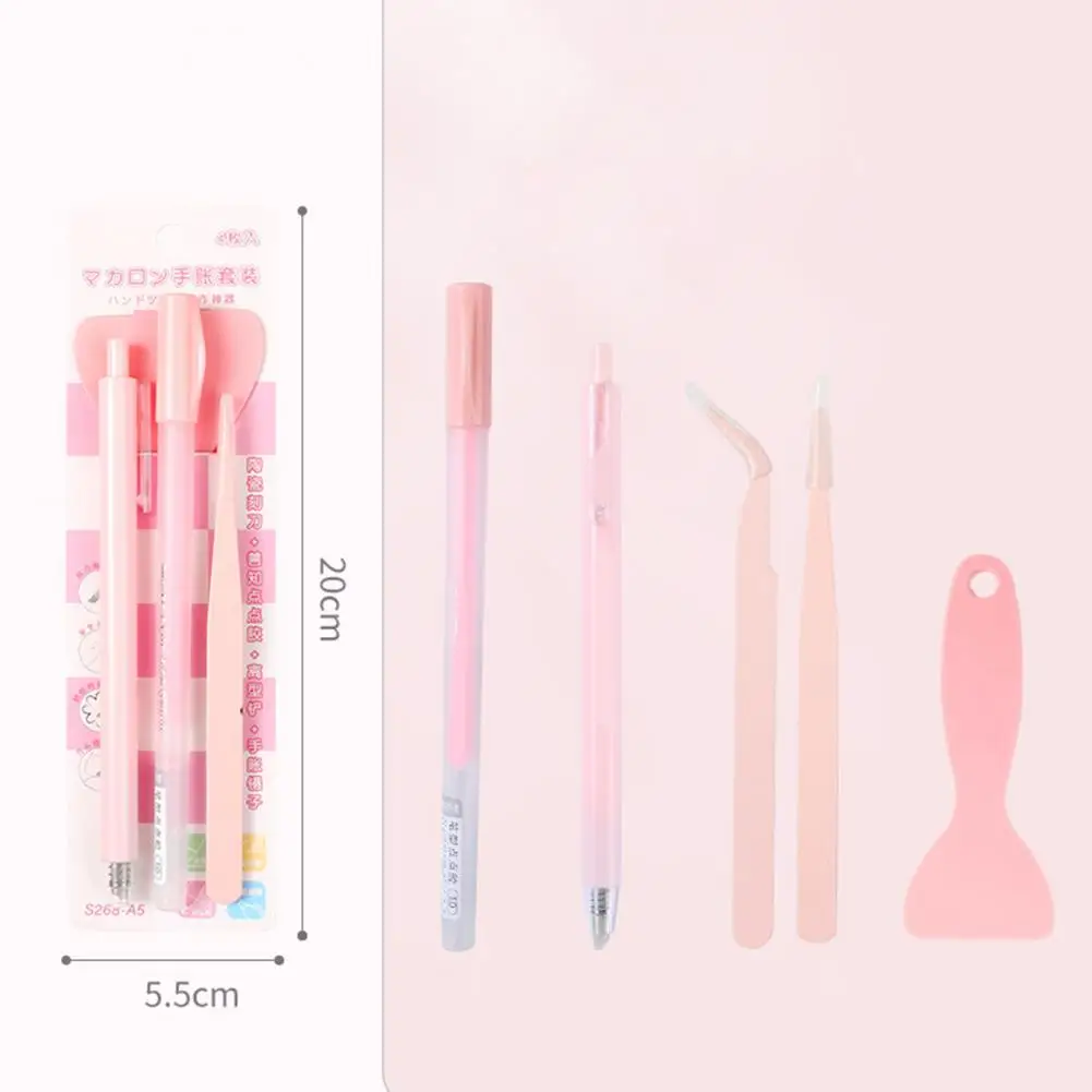 Scrapbook Shovel Tools 1 Set DIY Hand Tool Drawing Scrapbooking Tools Tweezers Shovel Kit Handmade Journal Stationery Supplies