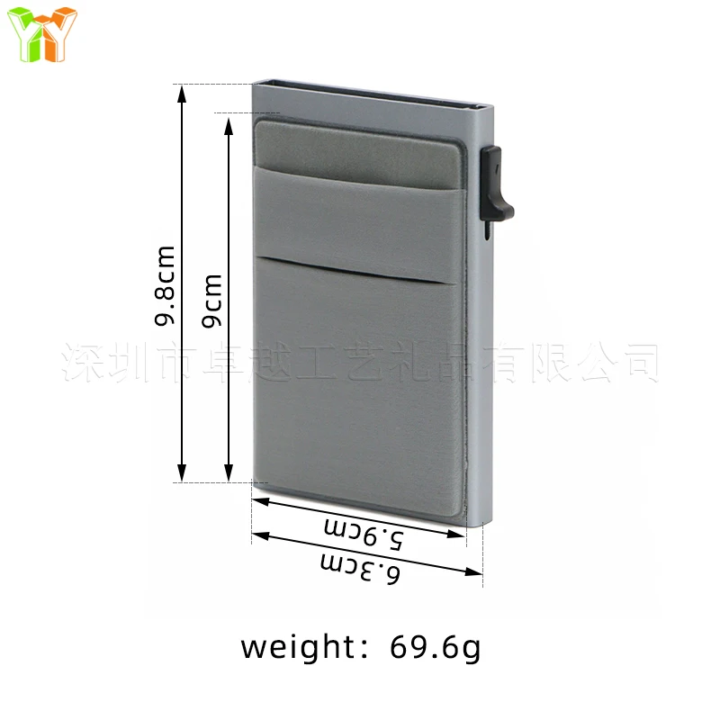 Luxurious RFID Metal Card Holder - Slim Minimalist Wallet