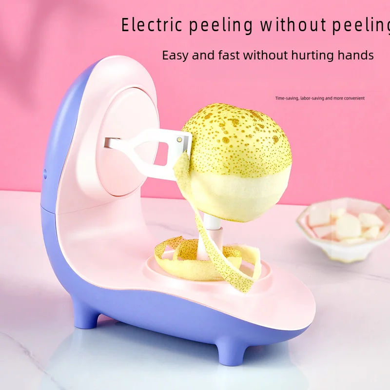 Electric Potato Peeler Automatic Rotating Fruits Vegetables Cutter Steel Electric Peeler For Fruit Rechargeable Vegetables 4