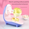 Electric Potato Peeler Automatic Rotating Fruits Vegetables Cutter Steel Electric Peeler For Fruit Rechargeable Vegetables 4