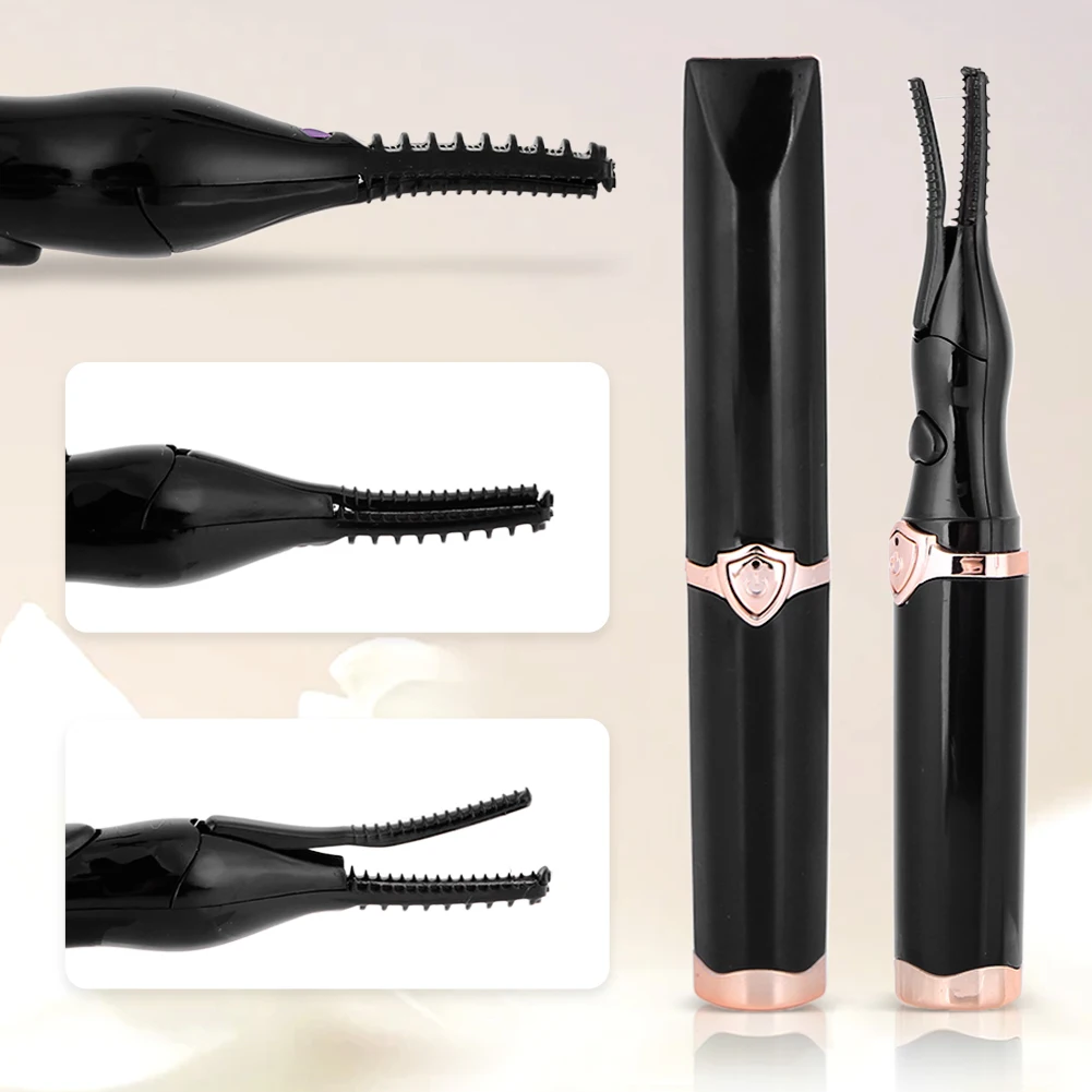 Rechargeable Heated Eyelash Curler for Natural Curl