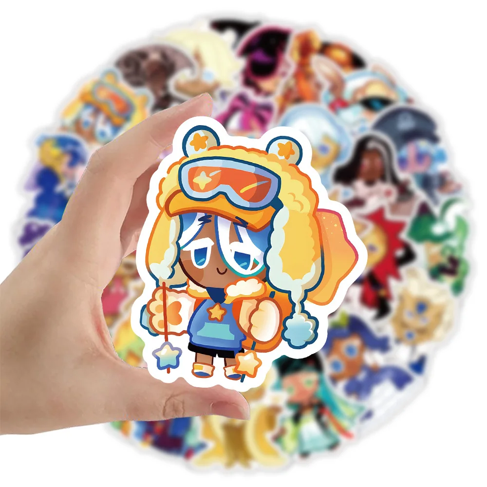 50PCS Cookie Run Kingdom Cartoon Aufkleber Lustiges Spiel Cartoon Aufkleber Koffer Kühlschrank Laptop Gitarre Auto Fahrrad Dekoration Kinder Spielzeug