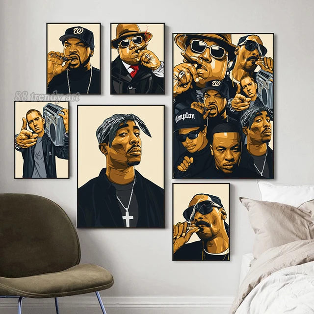 2PAC Poster Featuring Snoop Dogg - New TUPAC SHAKUR Print Image