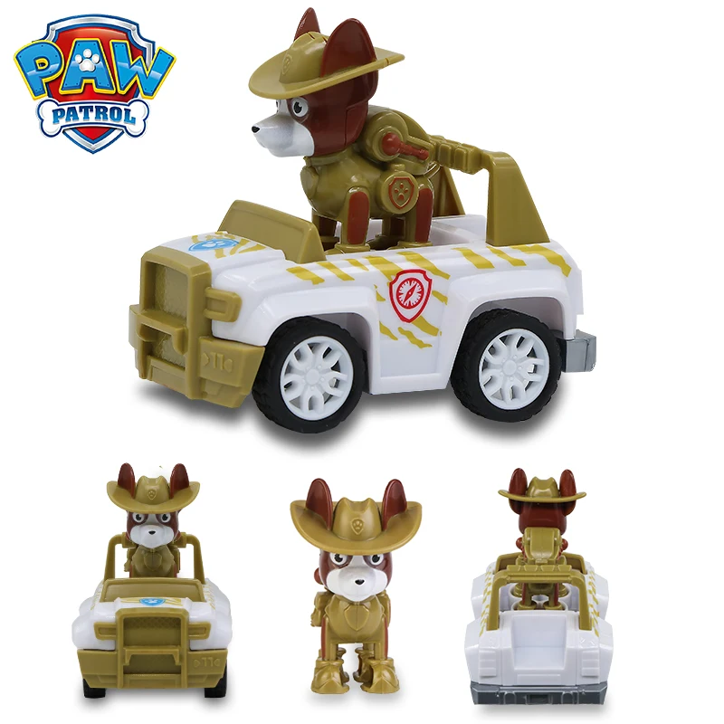 tøve sikkerhedsstillelse asiatisk Paw Patrol Jungle Rescue Tracker's Jungle Cruiser Vehicle Car Patrulla  Canina Plastic Toy Action Figure Model Kid Christmas Gift - Action Figures  - AliExpress