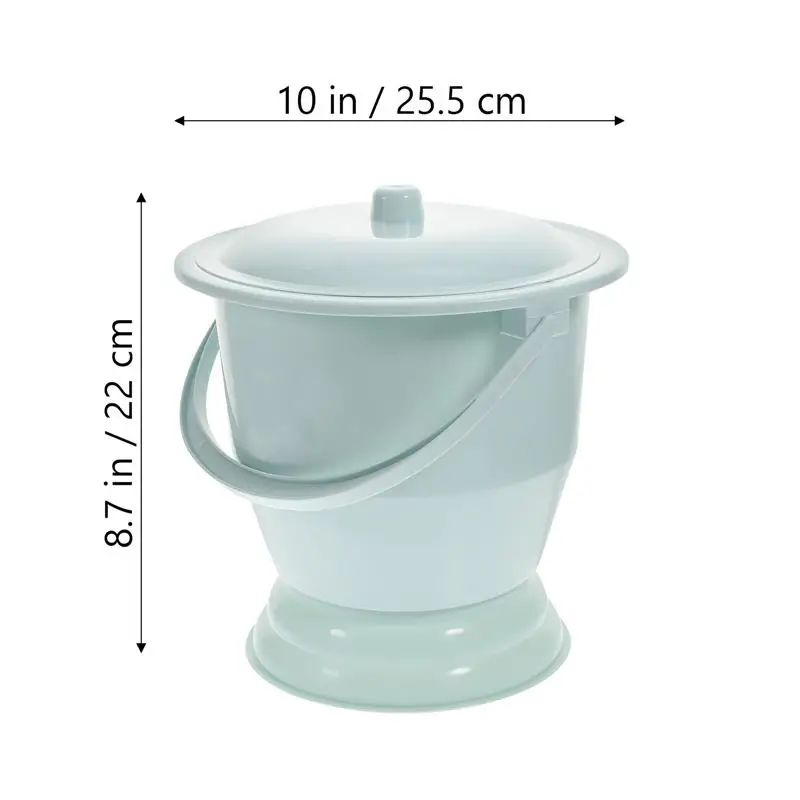 Pot Kids Commode Bucket Potty Bucket For Urine Bedpan Adults Portable Travel Chamber Emergency Camping Toilet 4