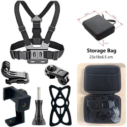 Universal Chest Strap Phone and Camera Mount - Hands - Free Belt Harness Holder - 7 - in - 1