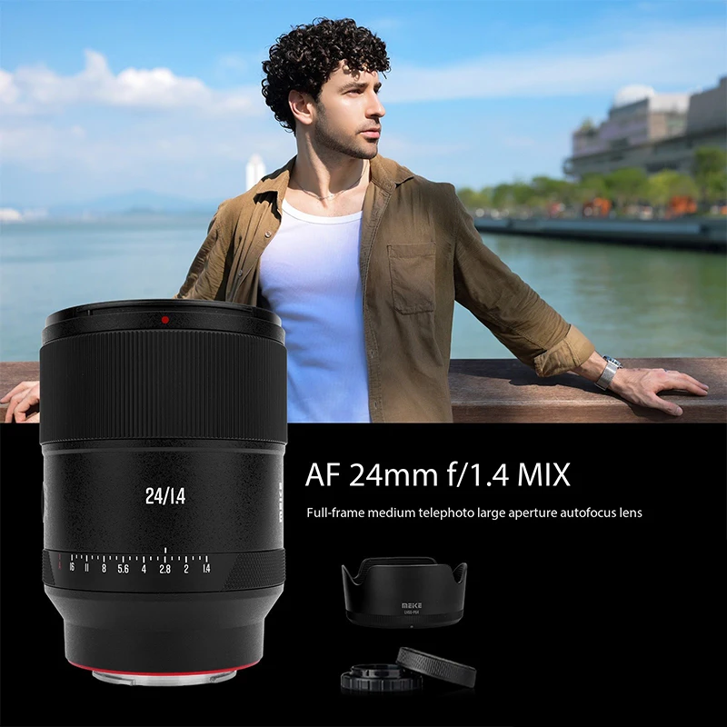 MEKE 24mm F1.4 85mm F1.4 카메라 렌즈 풀프레임 자동 초점 렌즈 ( FE 마운트 카메라용)