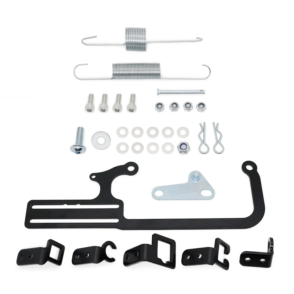 Car Throttle Cable Mount Kit for EZ-EFI 304147 Carburetor Throttle Cable Mount Bracket for 700R4 Automatic Transmissions