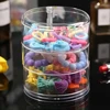 1PC Spinning Jewelry Organizer Organize Earrings Children's Headdress Hair Accessories Organizer Desktop Decoration 4