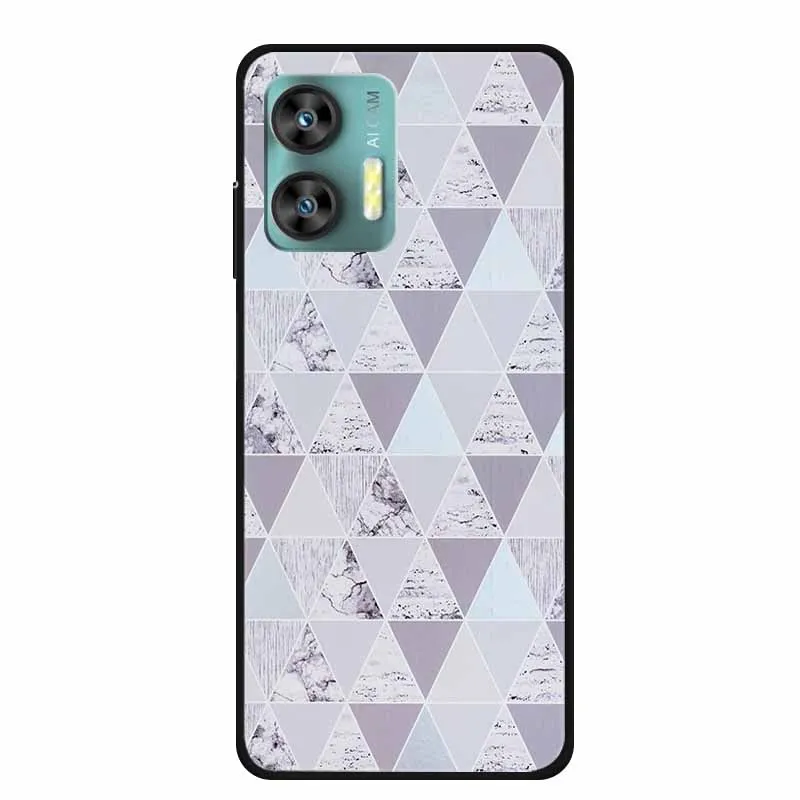 Colorful Marble Space TPU Silicone Soft Back Cover Case - Fashionable Protective