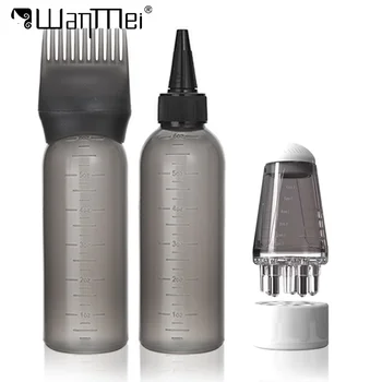 3 pezzi professionale pettine per radice dei capelli applicatore di olio essenziale tintura dei capelli colorazione bottiglia di shampoo set di pettini liquidi per massaggio morbido del cuoio capelluto 1