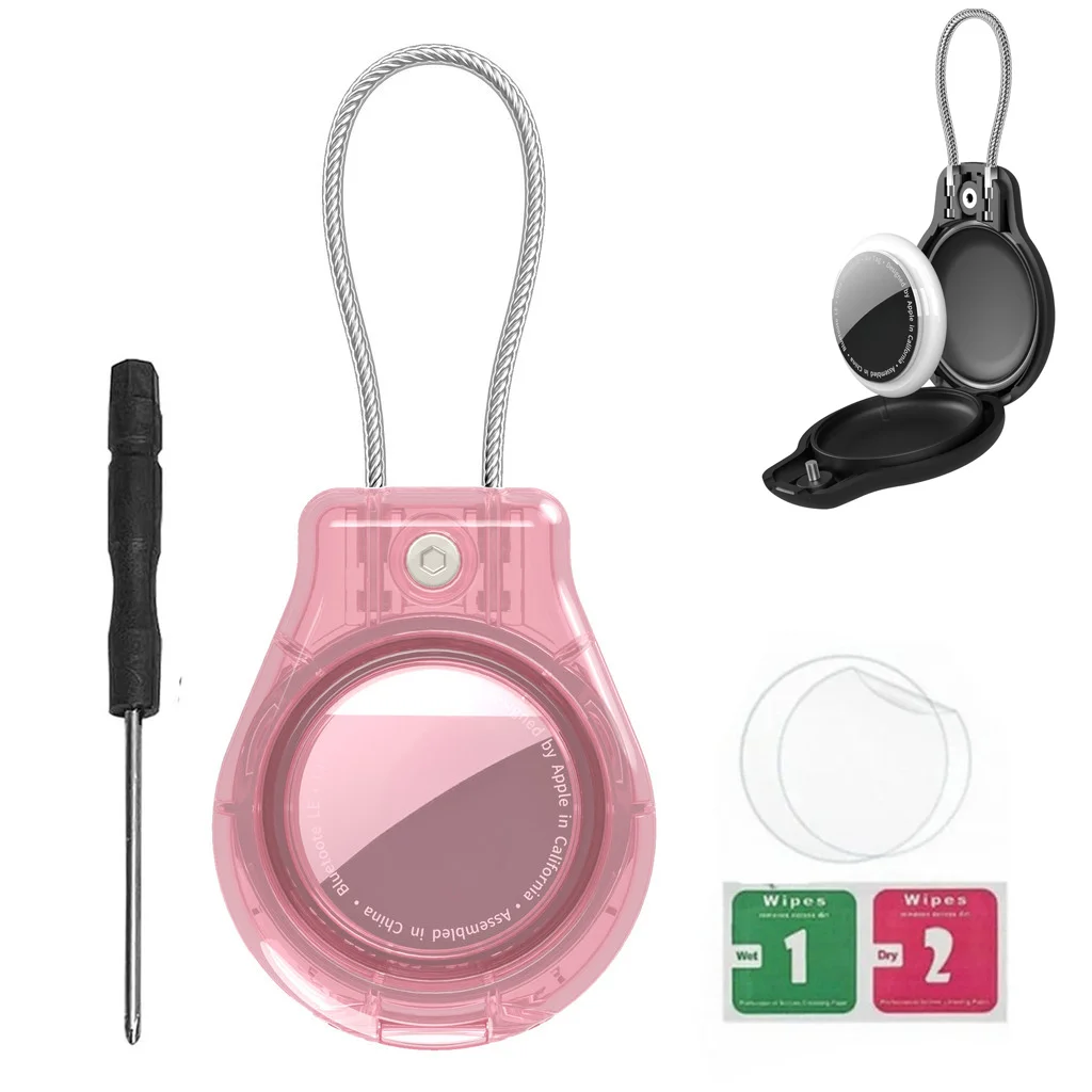 Sturdy Aluminum Alloy Keychain with Protective Cover and Carabiner Attachment