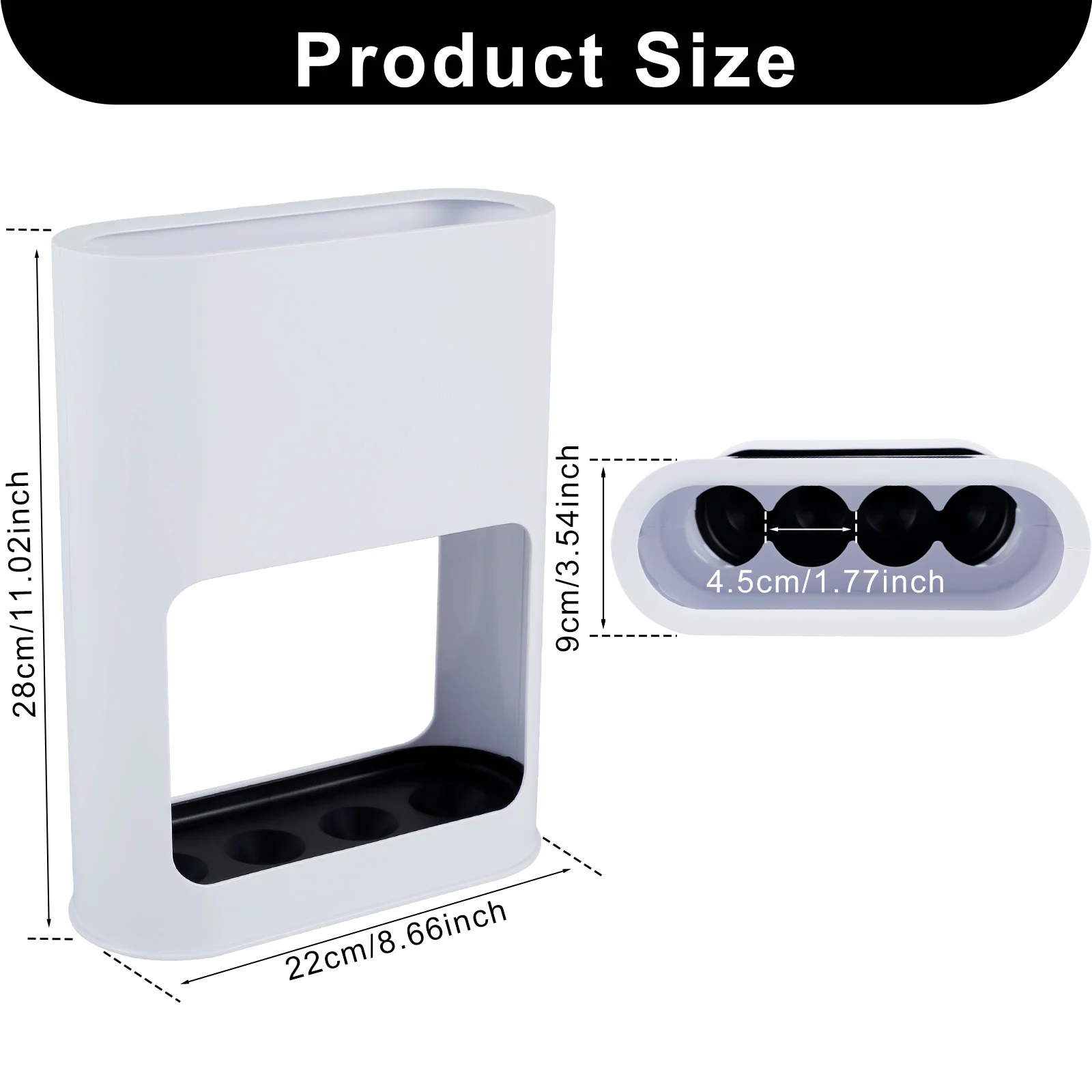 Umbrella Holder Metal Free Standing Umbrella Stand Rack Multipurpose Decorative Holder with Removable Drip Tray