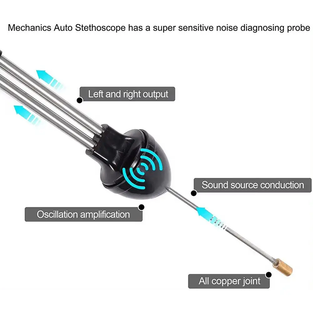 Cylinder Stethoscope For Auto Mechanics Stethoscope Car Engine Block Diagnostic Tools Hearing Car Repair Tools Car Accessor E9S0 images - 6