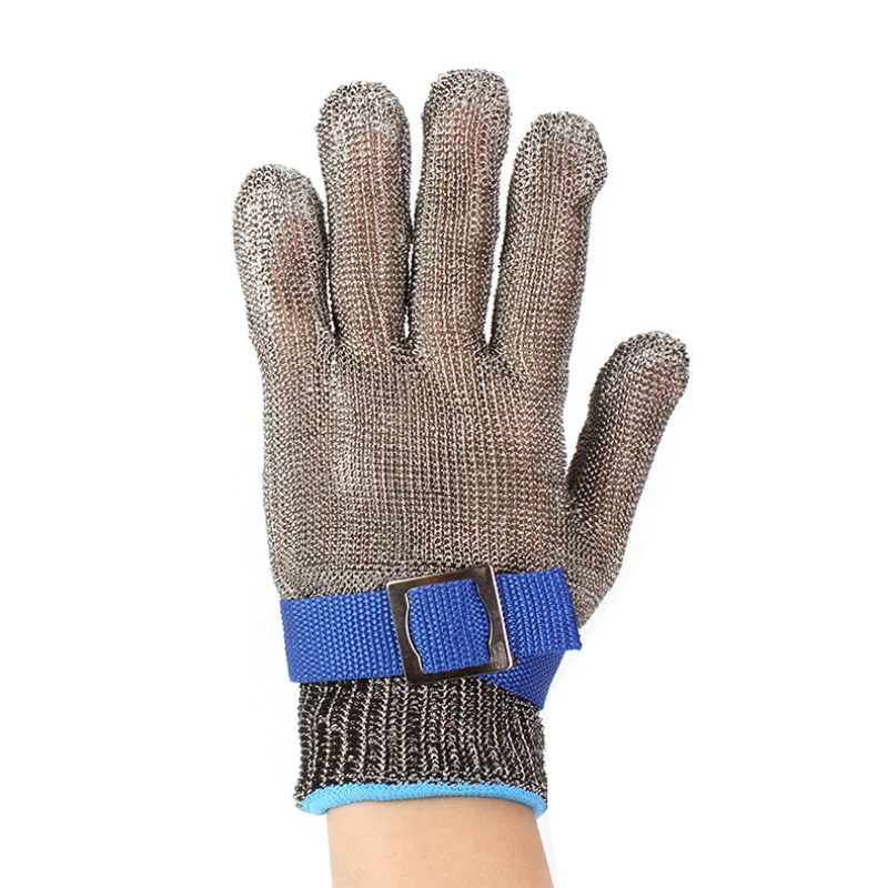 Stainless Steel Gloves Anti-cut Wear-resistant Slaughter Gardening Hand Protect Working Gloves Metal Mesh Butcher Kitchen Gloves 5