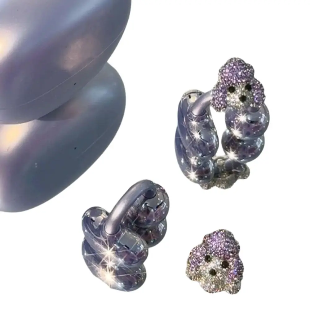 Alloy Rhinestone Earbud Accessories for Men and Women