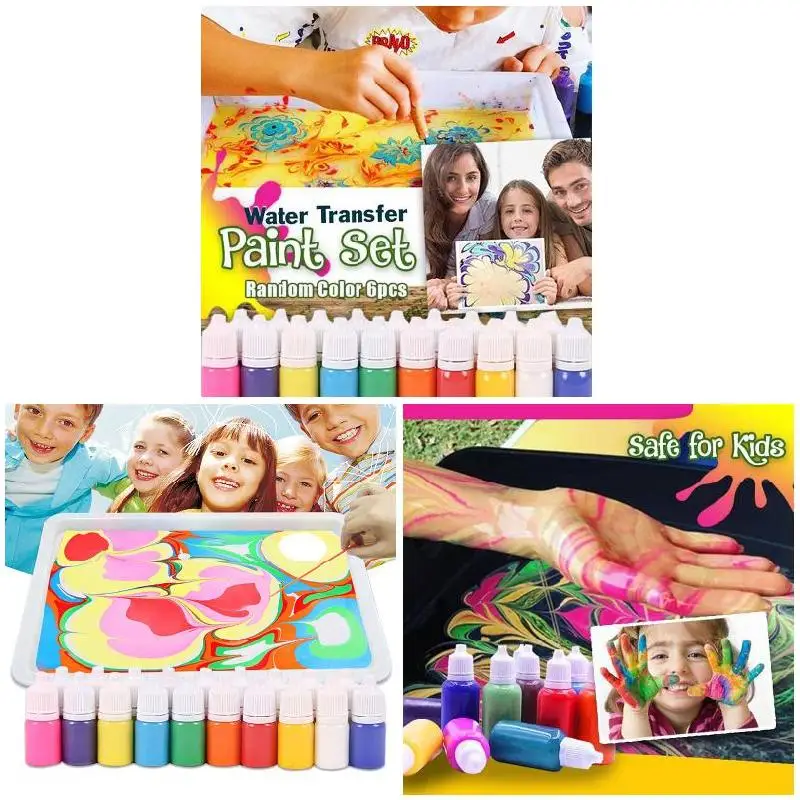 Hydrographics Water Transfer Marbling Painting Set Painting on Water Drawing Tools Kit S55