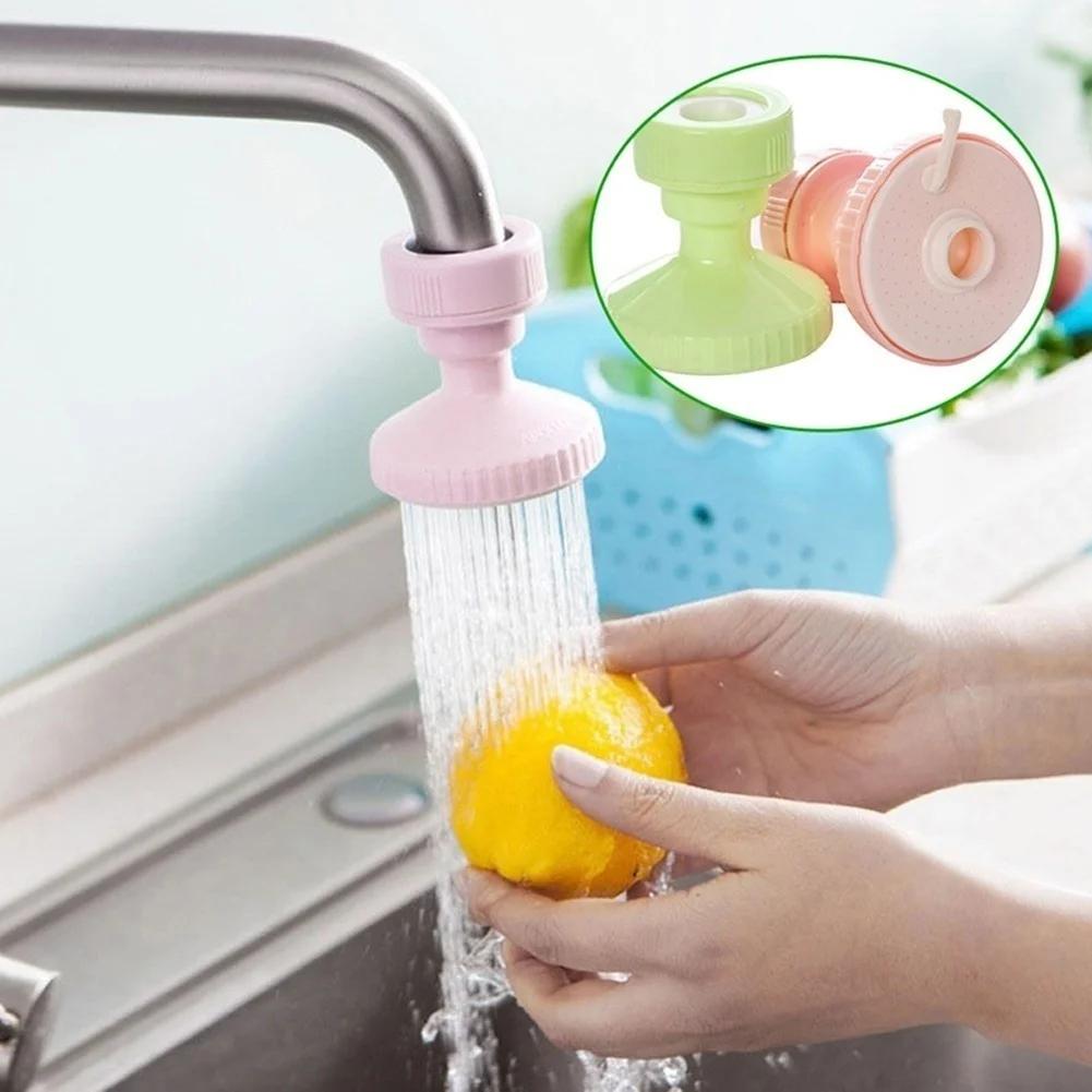 2 colors Secure  Kitchen Water-saving Cute Shower Filter Faucet Tap Water Valve Splash Regulator Kitchen Accessories