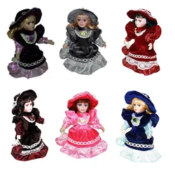 Poupée en céramique pour filles, jouet pour enfants, maison de jeu, cadeau de noël, décoration de la maison, 20 Cm, offre spéciale 