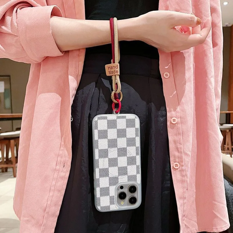 Luxury Braided Wristband Phone Lanyard - Handheld Pendant & Anti-Fall Multifunctional Accessory