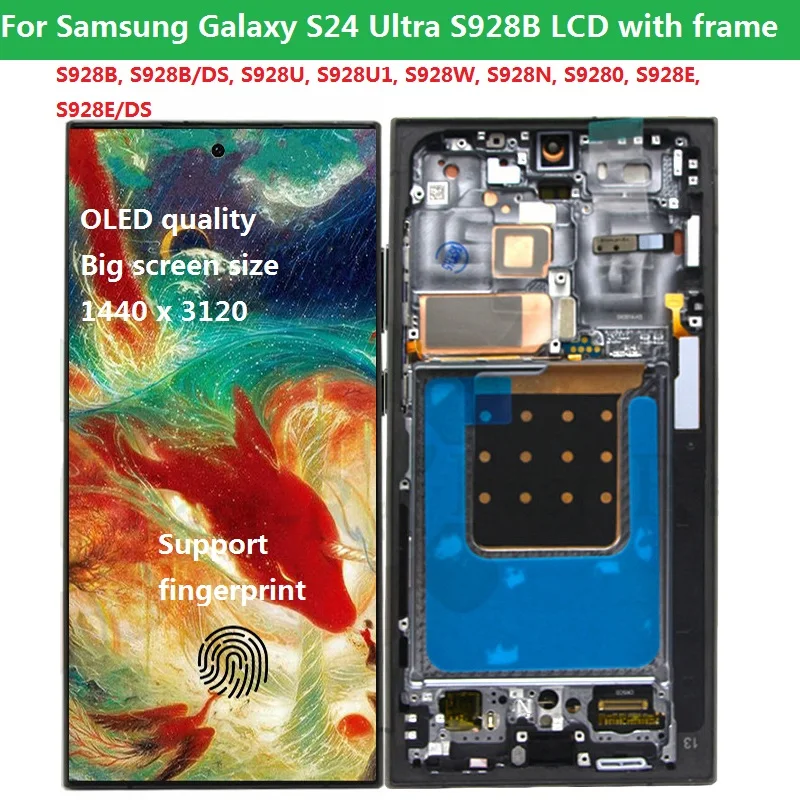 OLED quality for Samsung Galaxy S24 Ultra lcd display screen