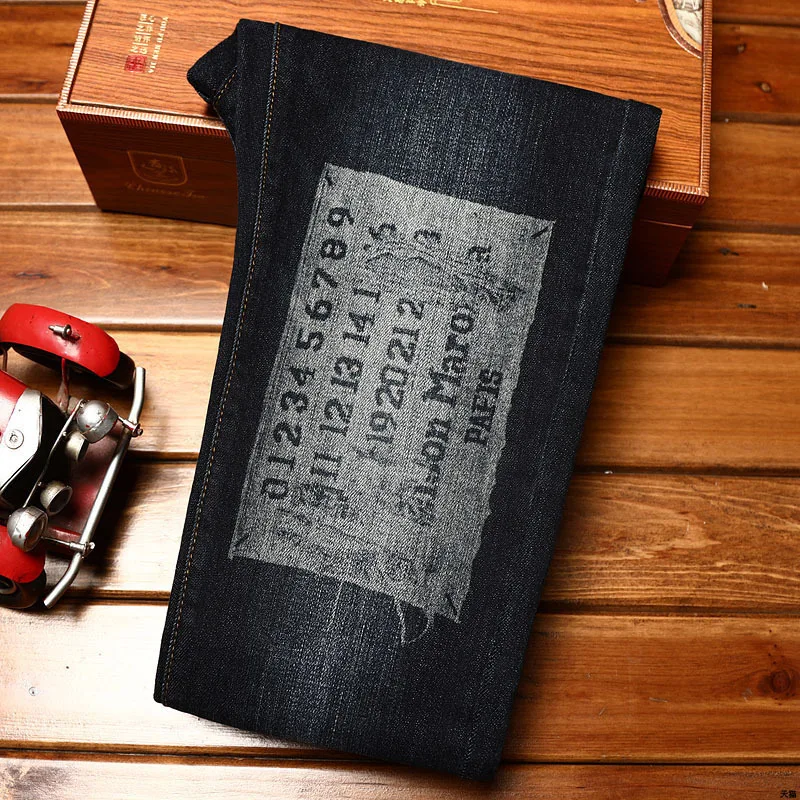 Рисунок 5 - Новинка 2024, высококачественные джинсы с принтом