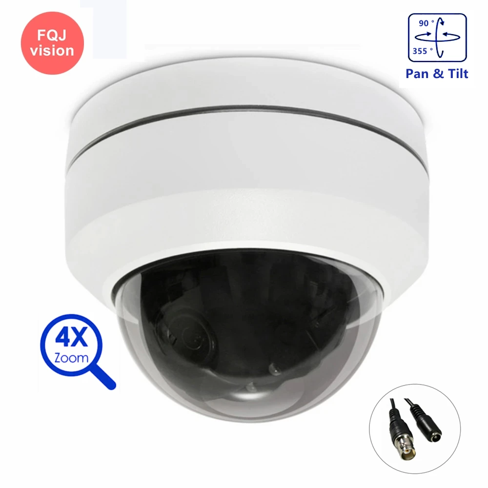 

AHD PTZ Camera 2MP 5MP Pan Tilt 4xZoom Optical 30M Infrared Night Vision 4 in 1 Analog PTZ Security Cameras RS485