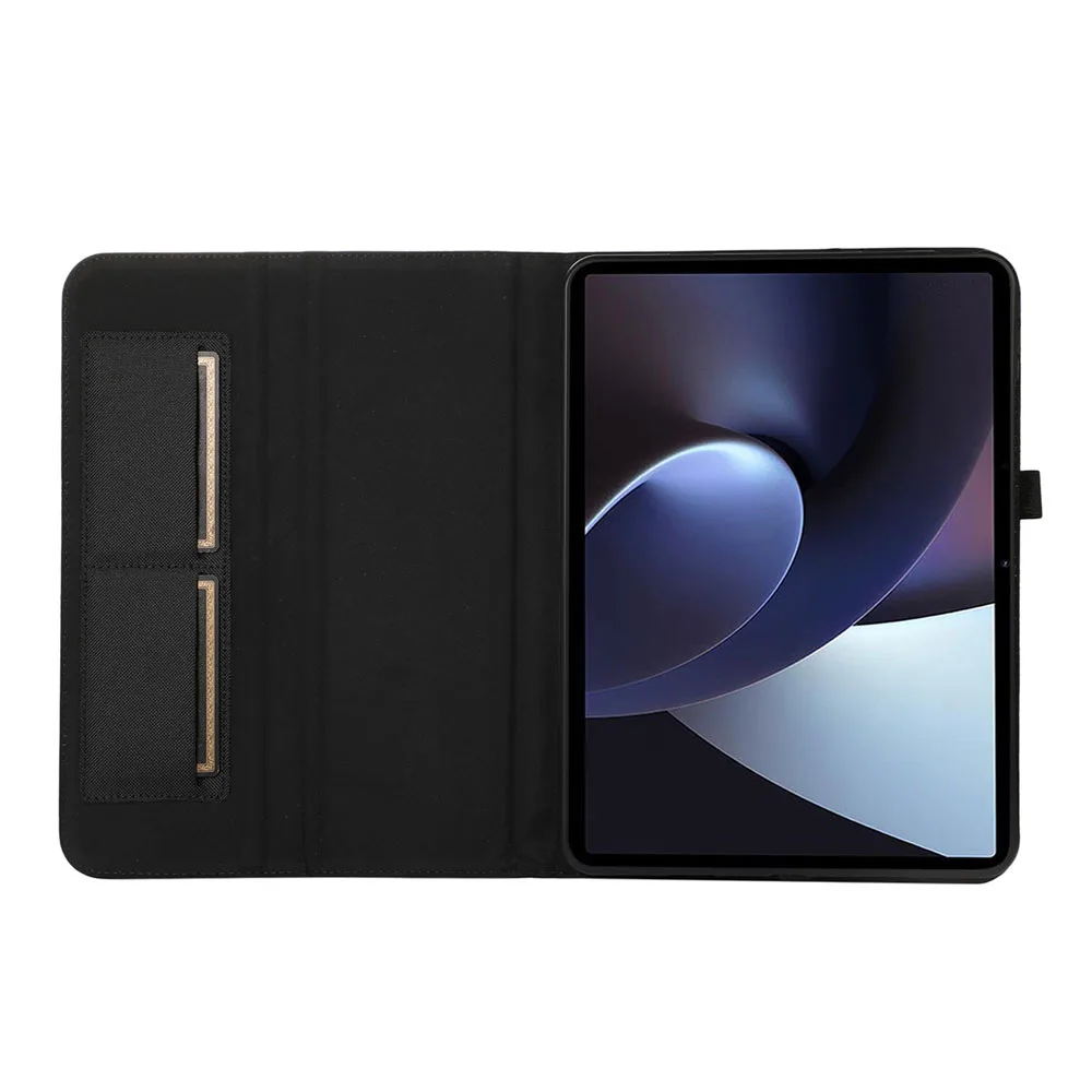 Premium Soft Fabric Flip Stand Tablet Case with TPU Back Cover - 11.6 Inch 2023 Edition