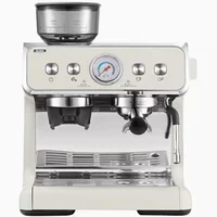 NEW 20Bar Electric Espresso Italian Coffee Maker Machine with Grinder Milk Frother Home Latté Cappuccino Capsule Barsetto BAE02S 2