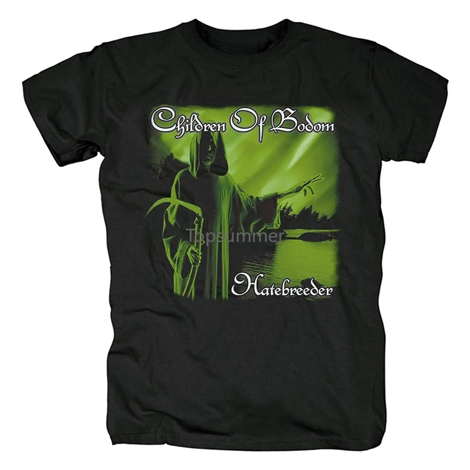 

Men'S Tshirt Short Sleeve Shirt Children Of Bodom Rock Tee Women Hiphop Shirts(1)