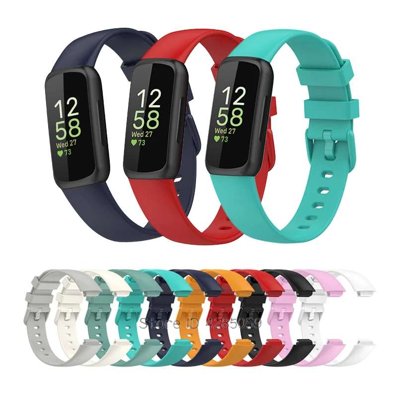 

Smart Watch band For Fitbit inspire 3 Bracelet Silicone Watchband For Fitbit inspire3 Official same color buckle Replace Strap