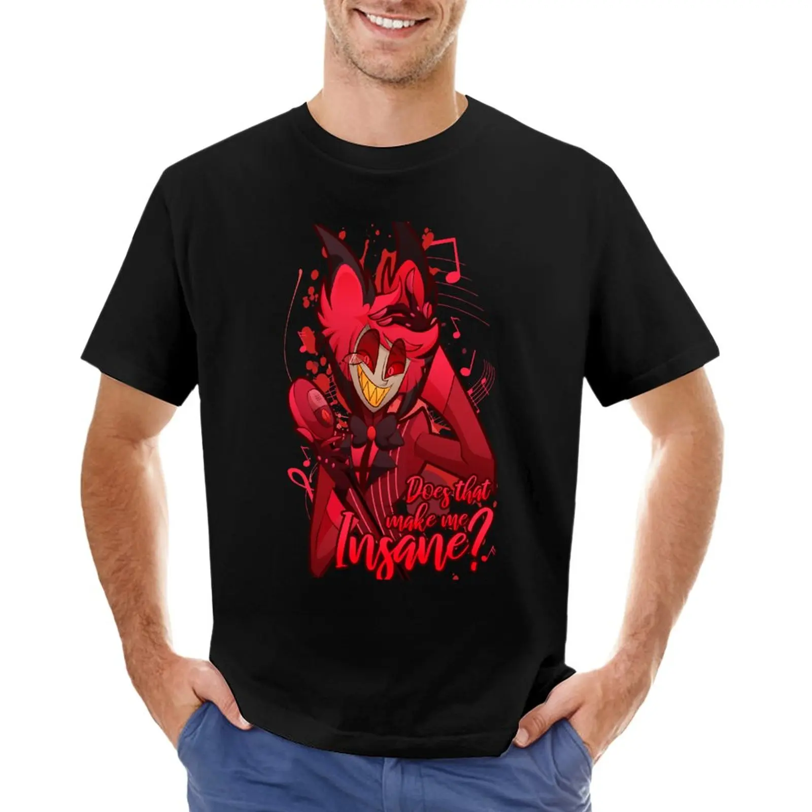 

Insane - Alastor the Radio Demon T-Shirt funny t shirt blank t shirts mens t shirt graphic