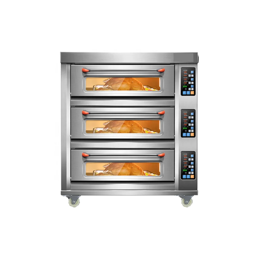 Professional Commercial Kitchen Bakery Bread Making Machine Bakery Equipment Pizza Oven Electric Toaster Oven 6