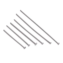 100Pcs Stainless Steel Jewelry Headpins - DIY Earring and Beading Accessories - 18mm x 100pcs (Head Pins)