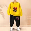 2025 Autumn Kids Spiderman Hoodie & Pants Set – Boys Pullover Two-Piece Casual Tracksuit 5