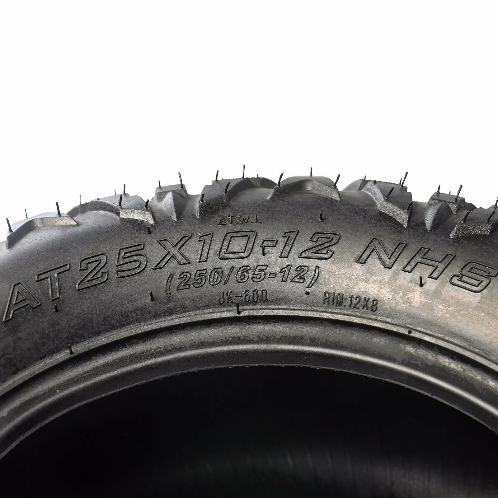 2pcs 25x8-12 & 2pcs 25x10-12 Tyres 6ply For Off Road Quad ATV