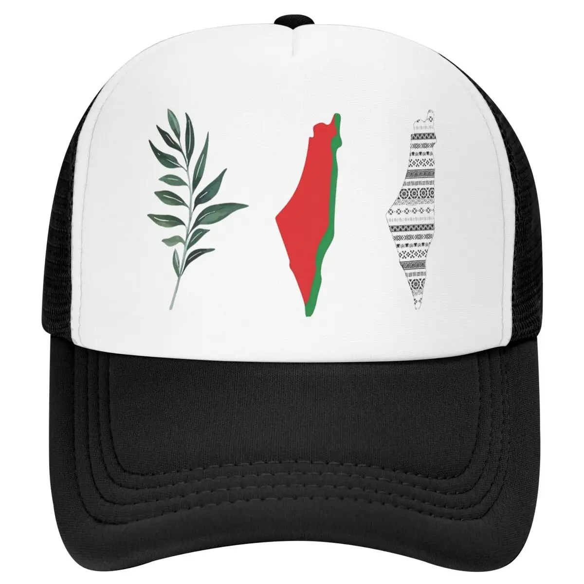 Летняя Воздухопроницаемая сетчатая Солнцезащитная шапка в стиле унисекс с принтом «Это не арбуз»